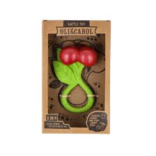 Ciliegia  - sonaglietto in gomma per la dentizione